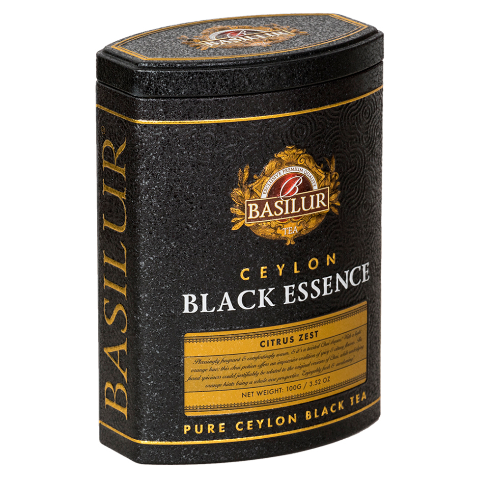 BASILUR Black essence citrus zest černý čaj 100 g