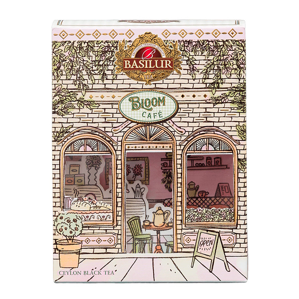 BASILUR Bloom café zesty twist směs černého čaje 75 g
