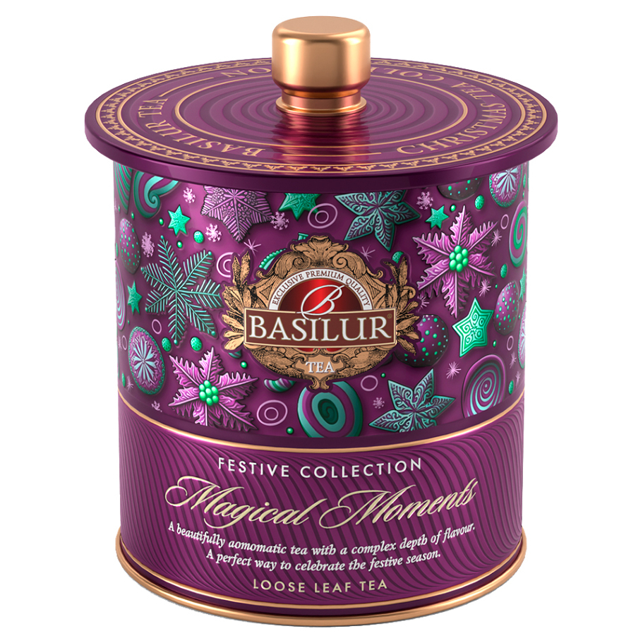 BASILUR Festive tea magical moments černý čaj 75 g