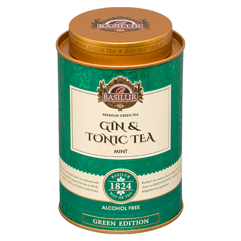 BASILUR Gin & tonic mint zelný čaj 75 g