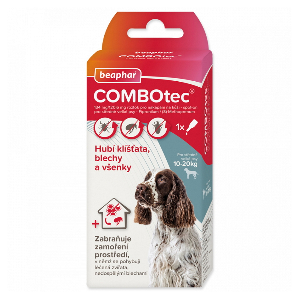 BEAPHAR Combotec 134/120,6 mg Spot-on pro střední psy 1,34 ml 1 pipeta