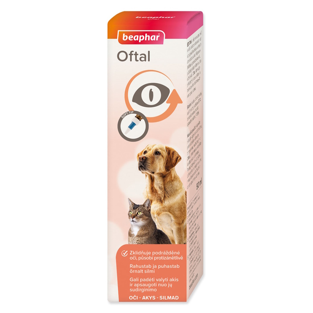 BEAPHAR Oftal oční kapky pro psy a kočky 50 ml
