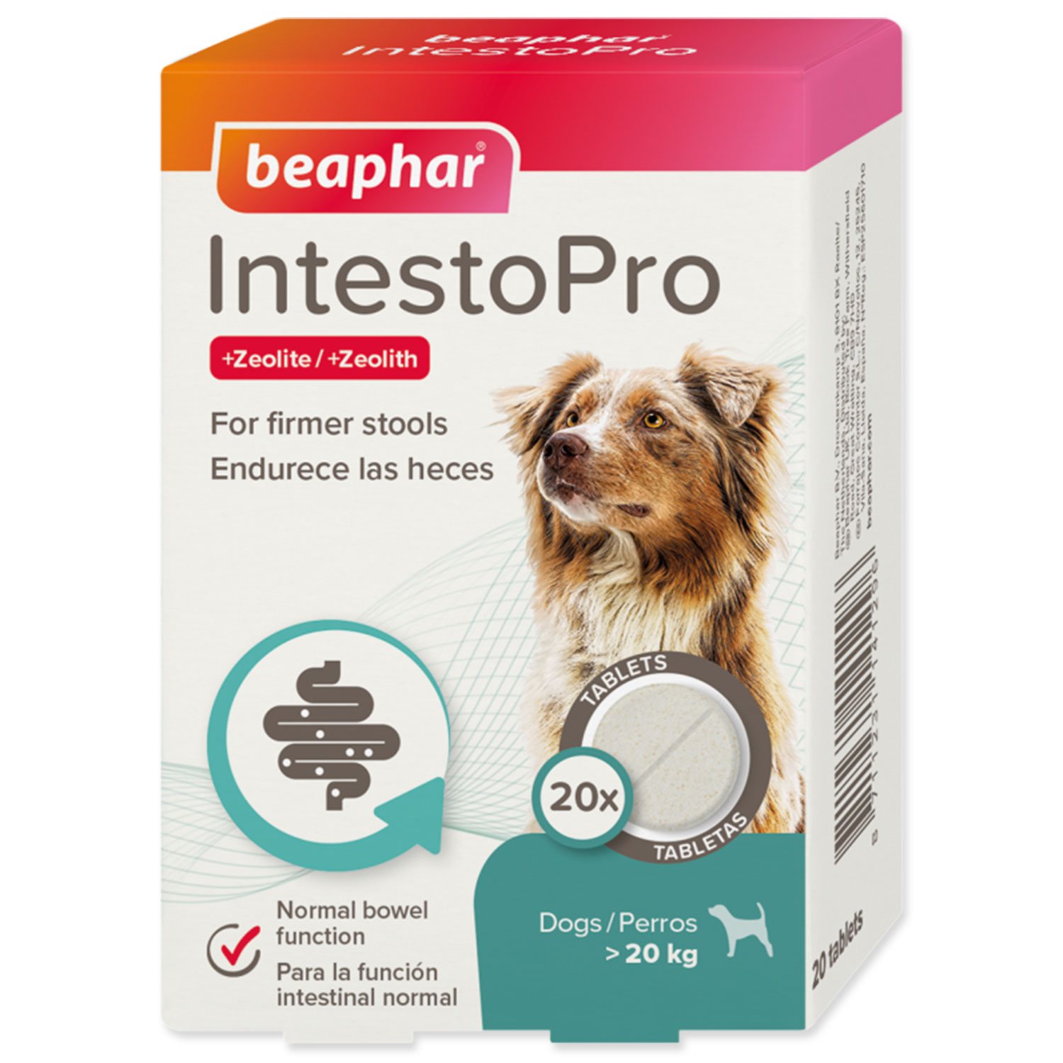 Beaphar Tableta IntestoPro L pro velké psy 20ks