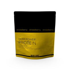 BEAR FOOT Bear power syrovátkový koncentrát CFM protein jahoda 1000 g