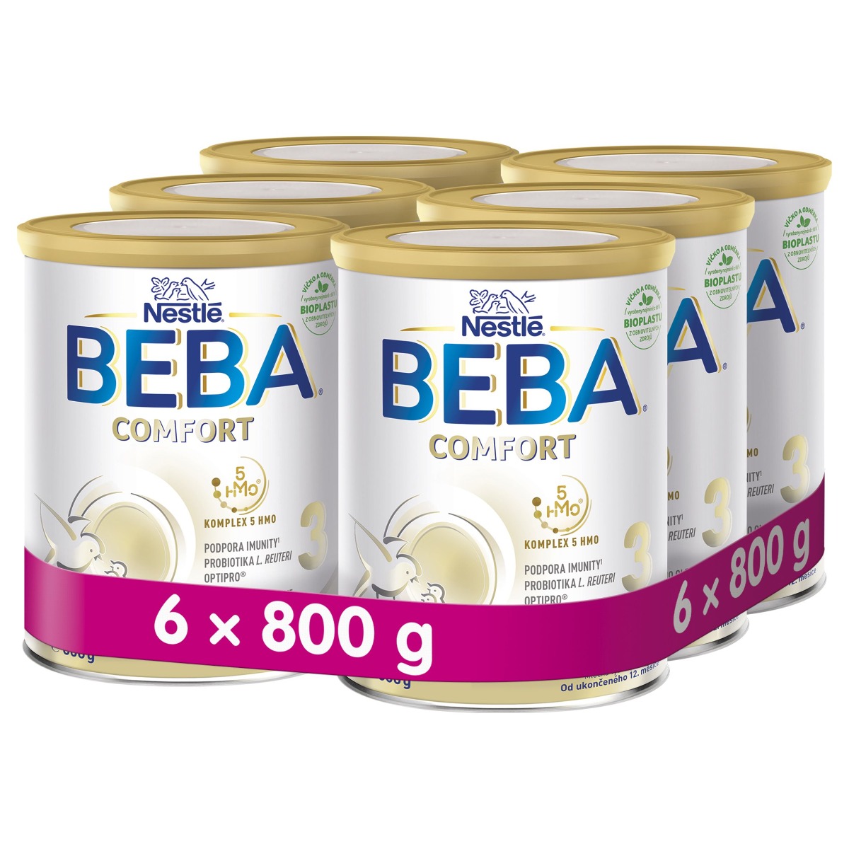 BEBA COMFORT 3 5HMO 6x800 g