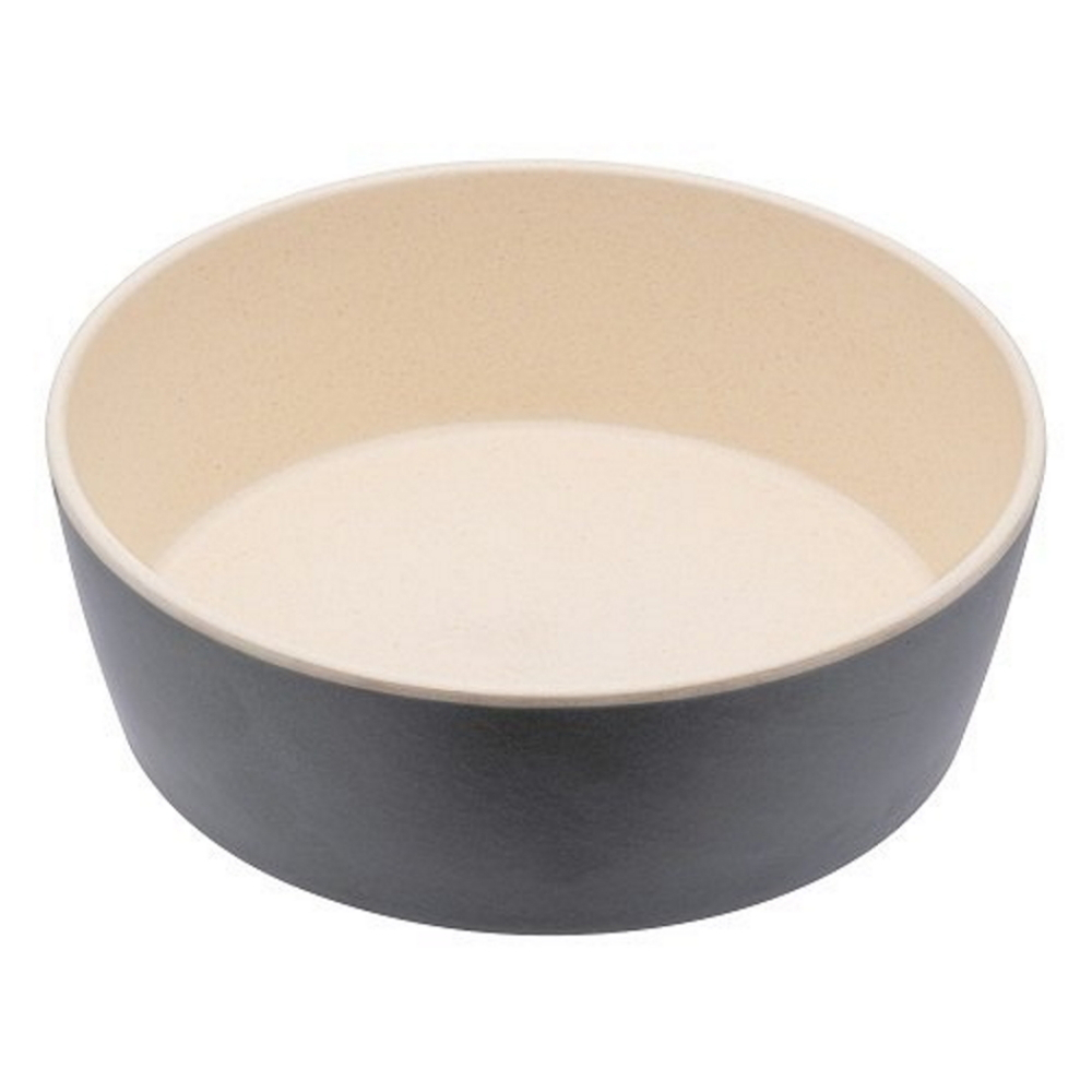 BECOBOWL Bambusová miska pro psa coastal grey vel. L 1 kus