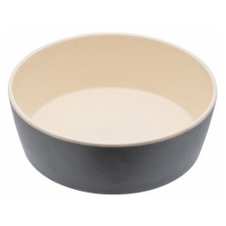 BECOBOWL Bambusová miska pro psa coastal grey vel. S