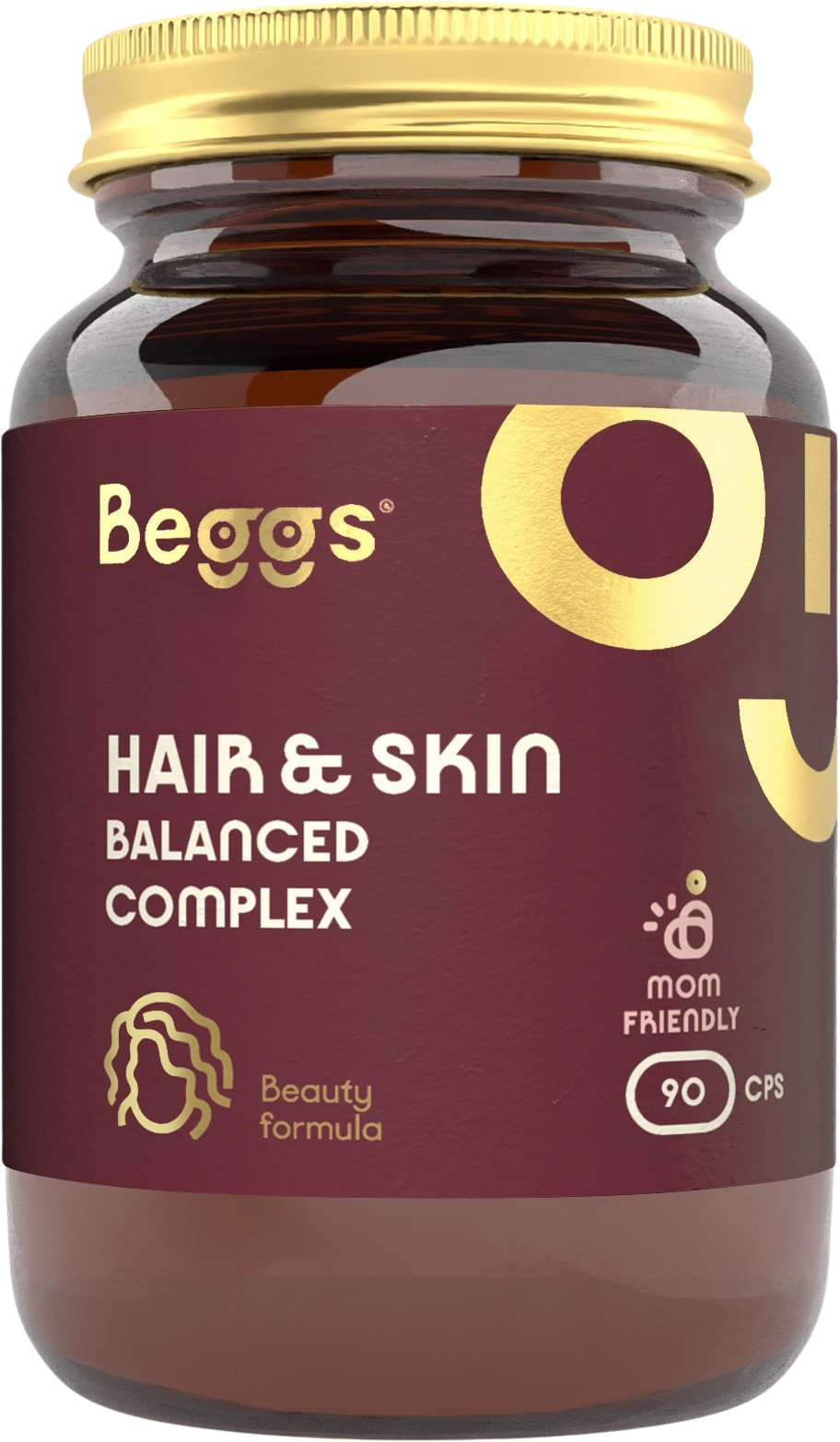 BEGGS Balanced hair&skin Complex 90 kapslí