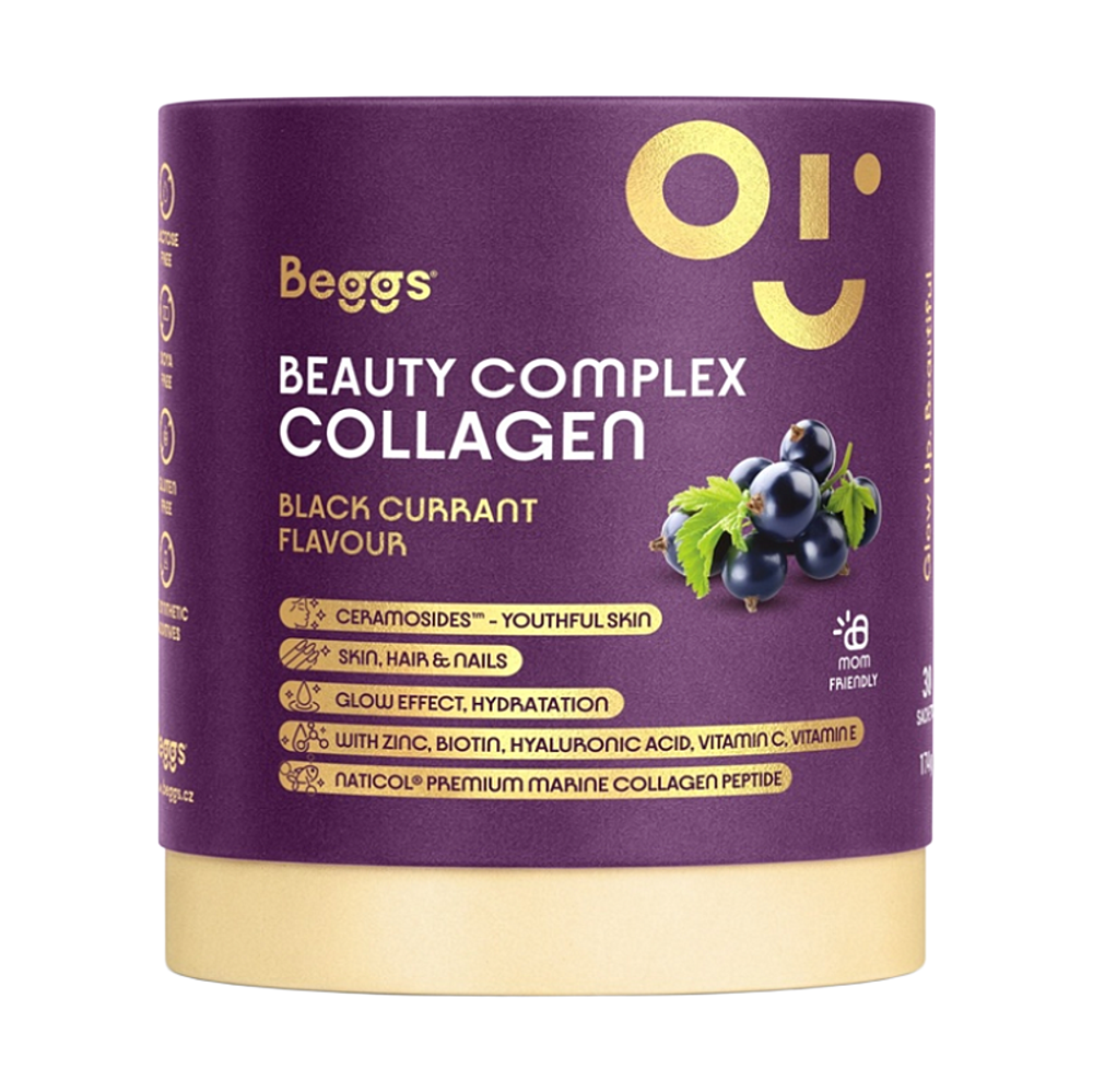 BEGGS Beauty and glow collagen blackcurrant 30x5,8 gramů