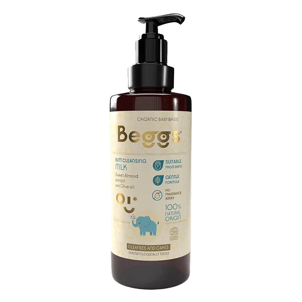 BEGGS Čistící mléko na zadeček 200 ml