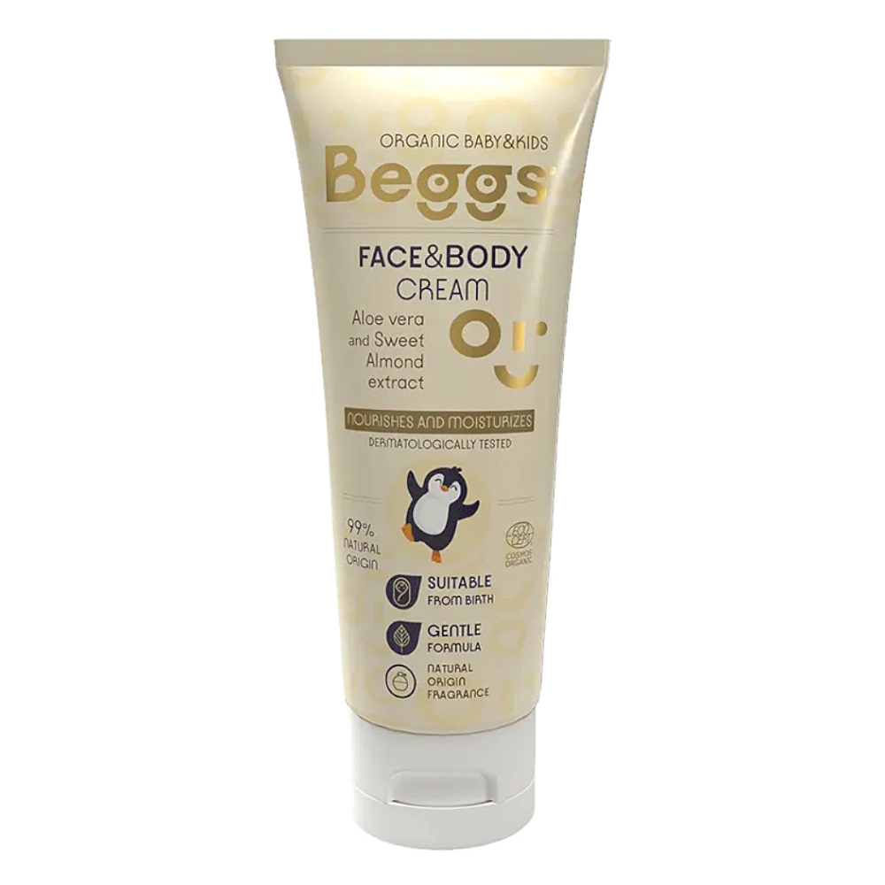 BEGGS Dětský hydratační krém na pleť a tělo 75 ml