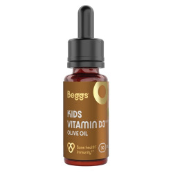 BEGGS Kids vitamin D3 400 IU olive oil BIO 30 ml