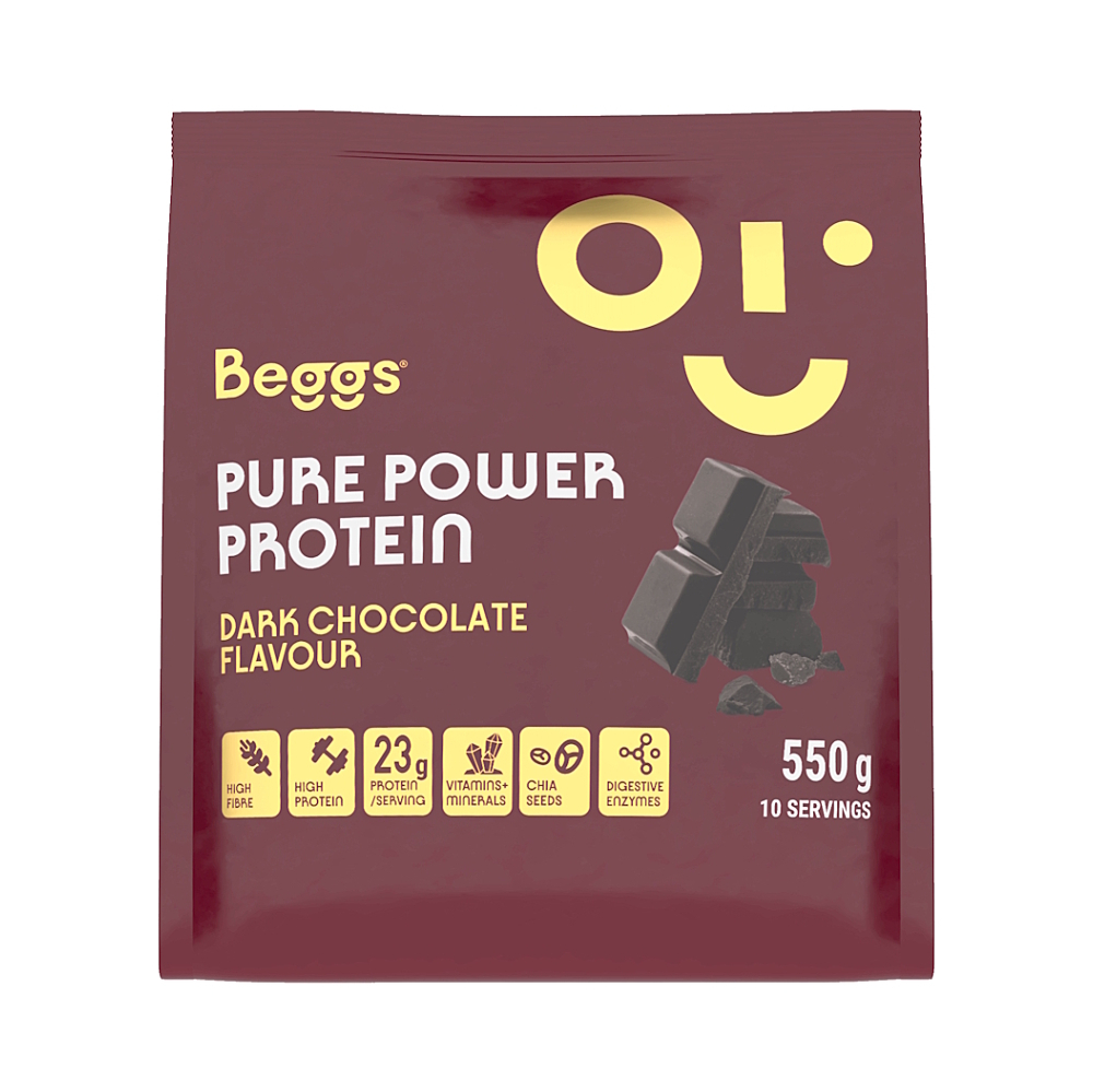 BEGGS Pure Power Protein Dark Chocolate 550 g
