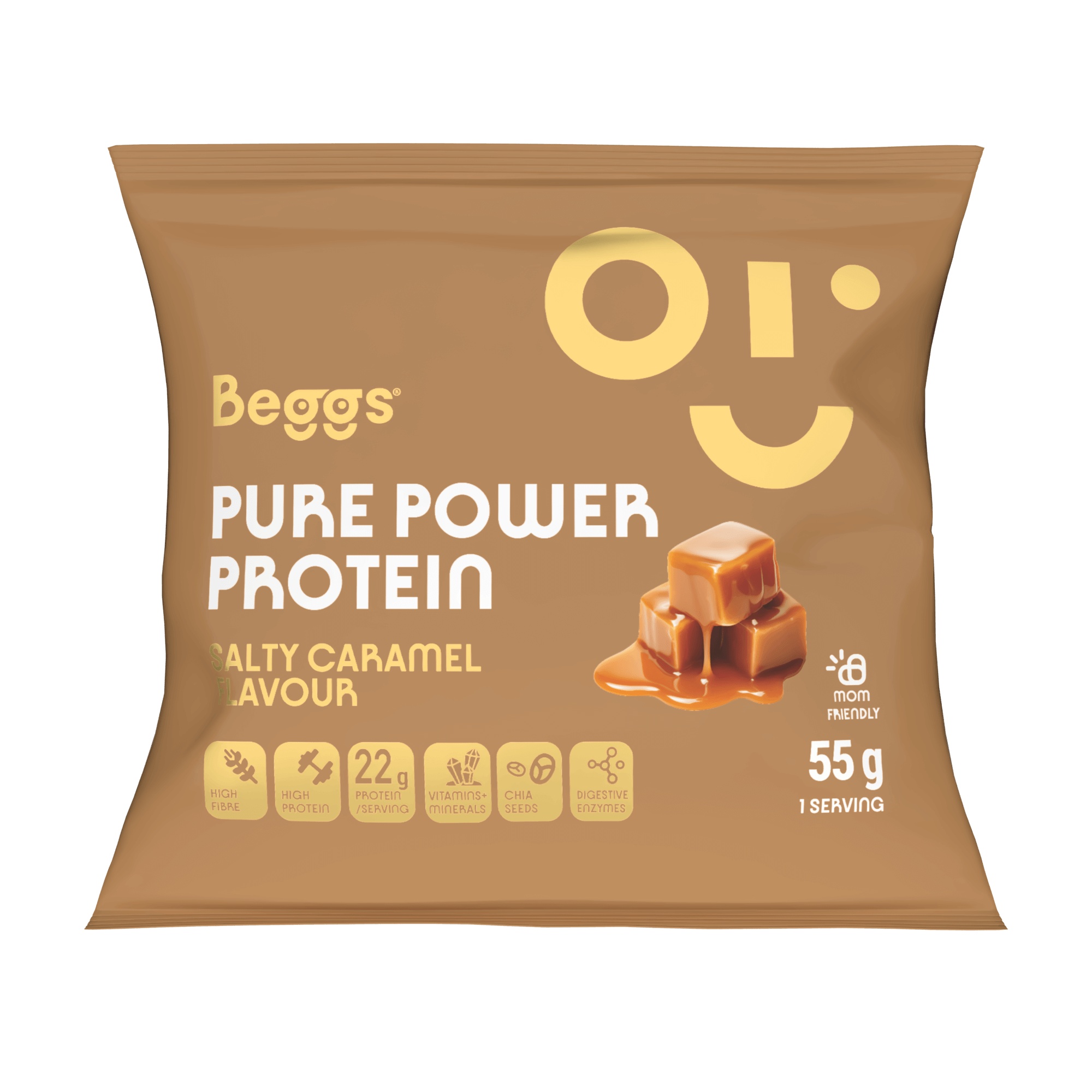 Beggs Pure Power Protein salty caramel 55 g