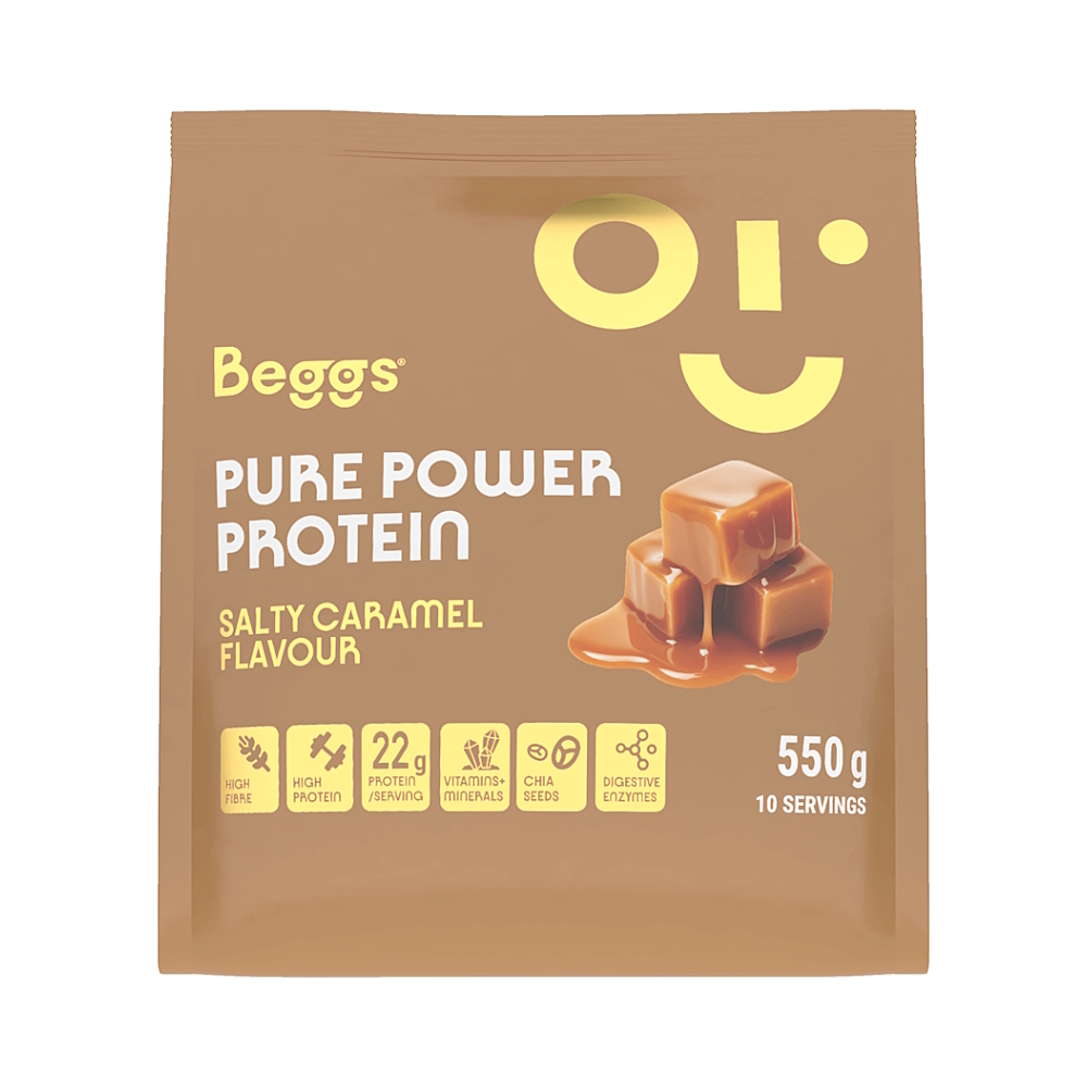 BEGGS Pure power protein salty caramel 550 g