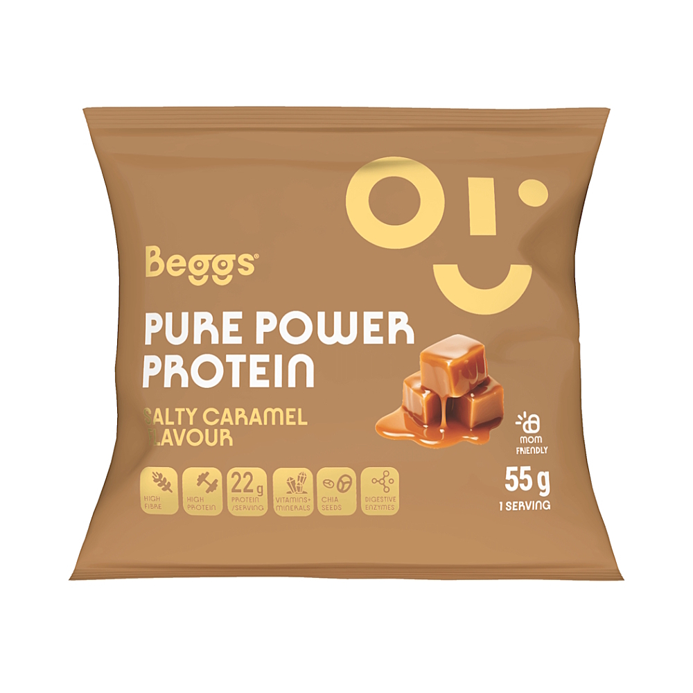BEGGS Pure Power Protein Salty Caramel 55g