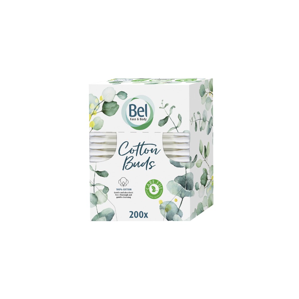 Bel Face & Body Cotton vatové tyčinky krabička 200 ks