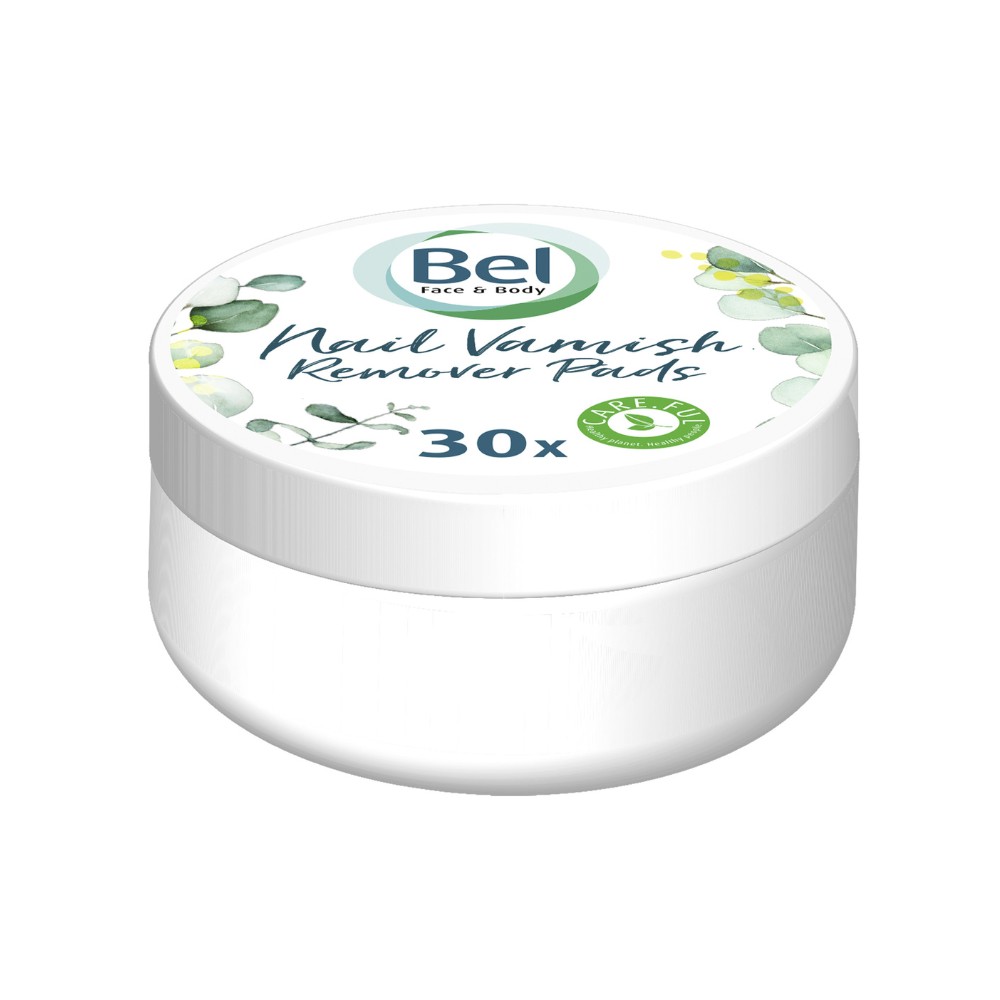 Bel Face & Body odlakovací tampony na nehty 30 ks