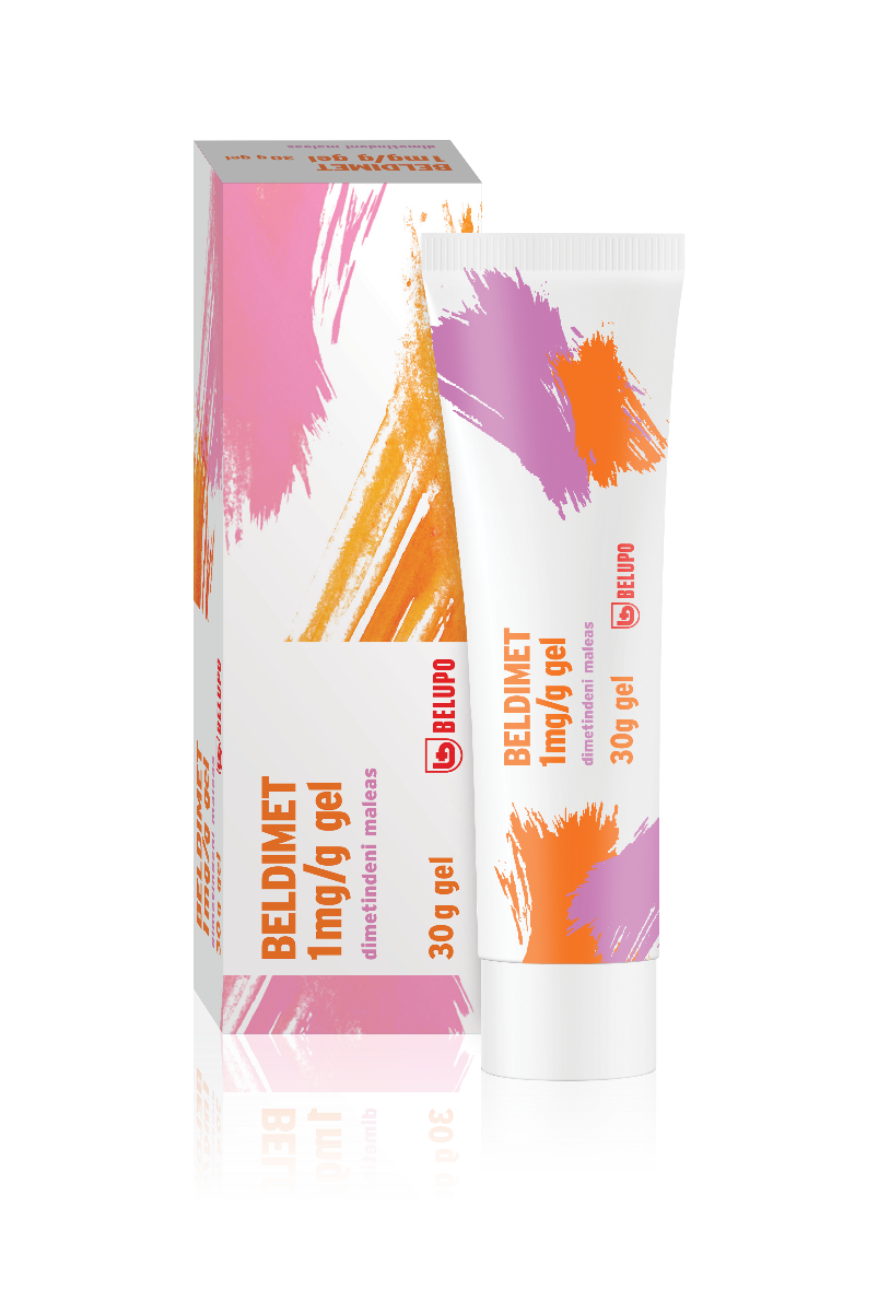 Beldimet 1 mg/g gel 30 g