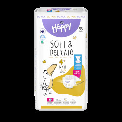 BELLA HAPPY Baby maxi plus 9 - 15 kg 56 kusů
