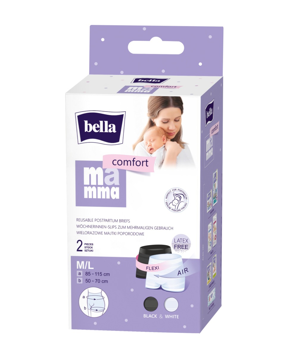 Bella Mamma Comfort vel. M/L poporodní kalhotky 2 ks