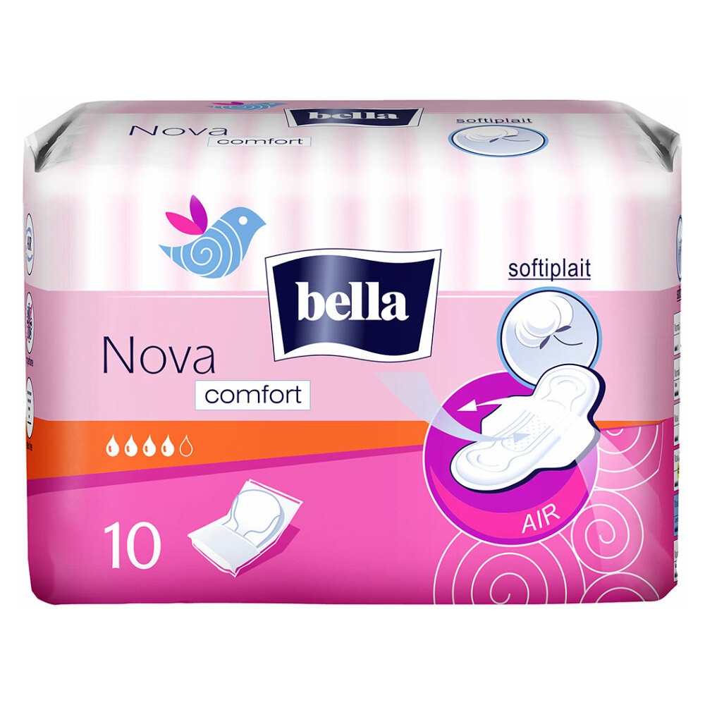 BELLA Nova Comfort Hygienické vložky s křidélky 10 ks