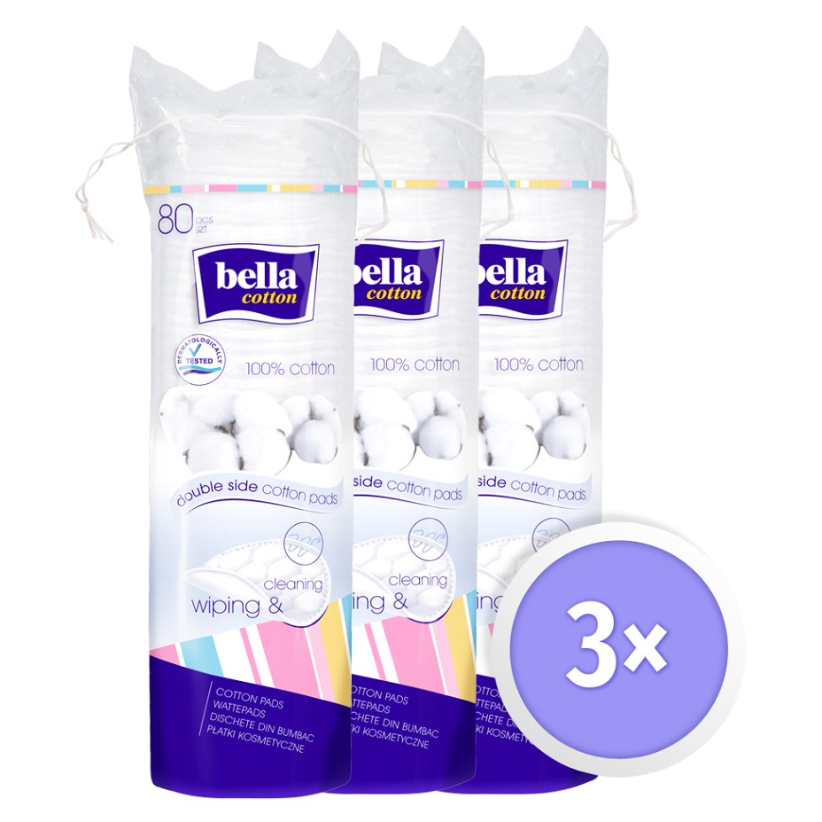 BELLA Odličovací tampóny 3x 80 ks