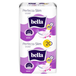 BELLA Perfecta Slim Violet Hygienické vložky s křidélky 20 ks