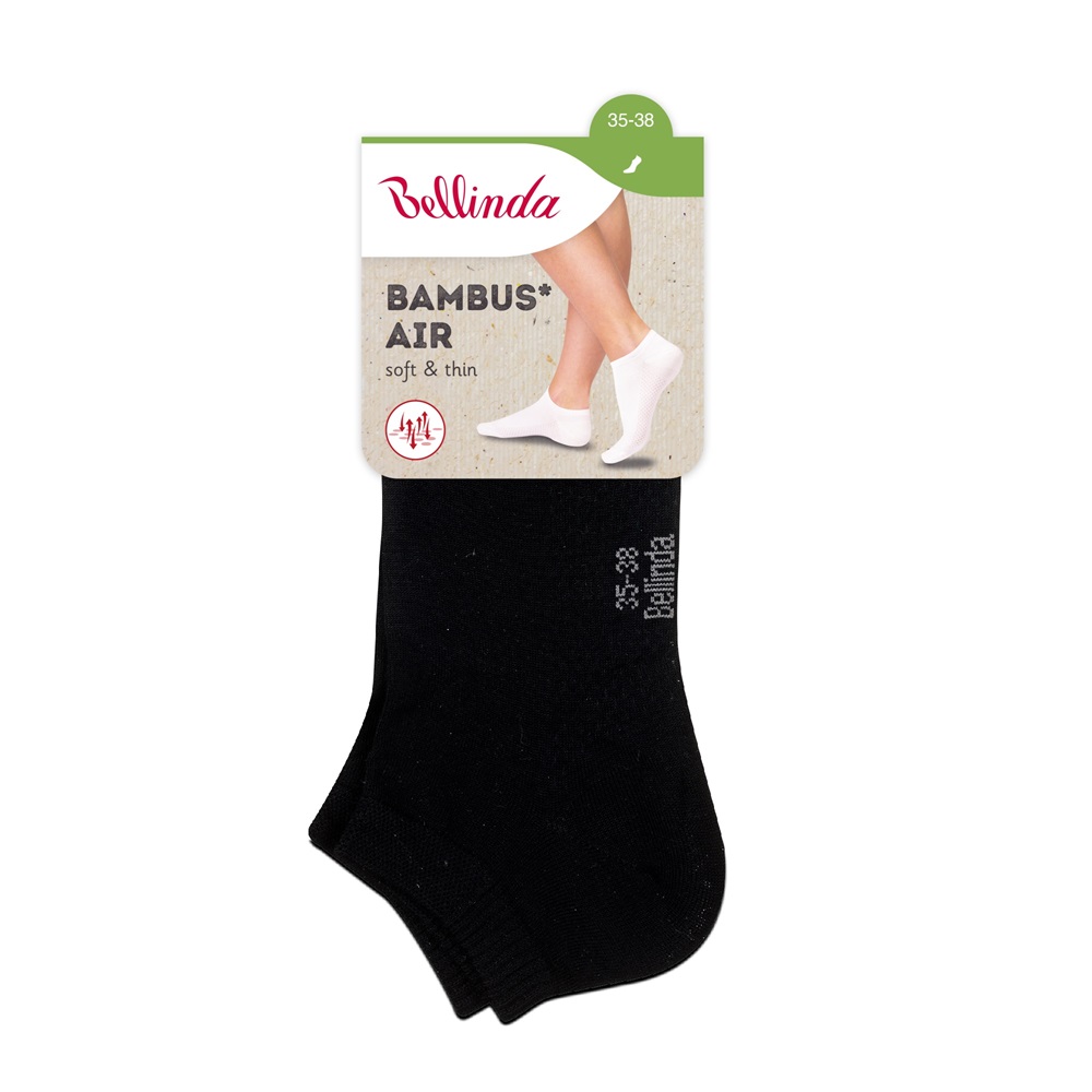Bellinda Dámské nízké bambusové ponožky vel. 35–38 1 pár černé