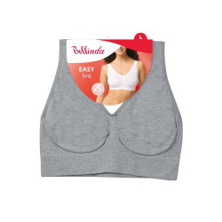 Bellinda Podprsenka elastická Easy bra vel. L šedá