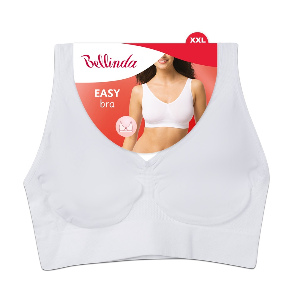 Bellinda Podprsenka elastická Easy bra vel. XXL bílá