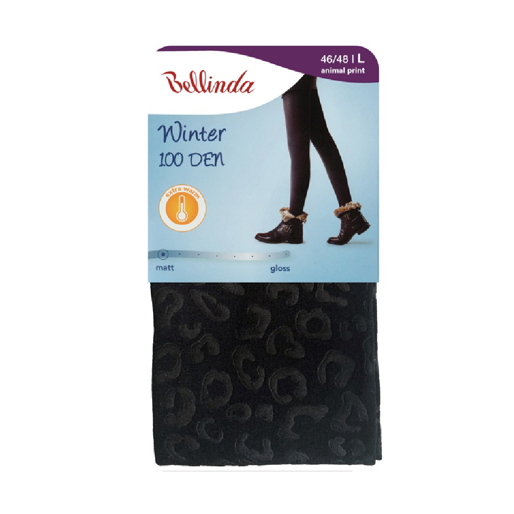 Bellinda Winter 100 DEN vel. 48 dámské teplé punčochové kalhoty