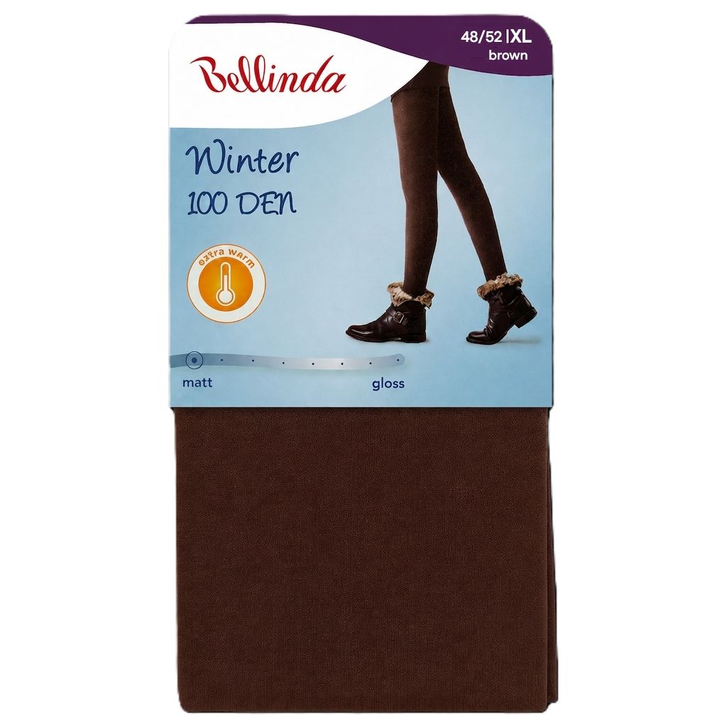 Bellinda Winter 100 DEN vel. 52 dámské teplé punčochové kalhoty