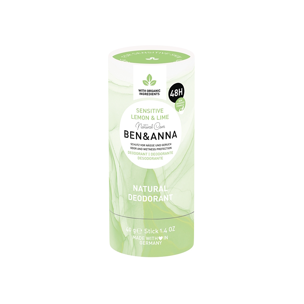 BEN & ANNA Lemon & LimeTuhý deodorant Sensitive 40 g