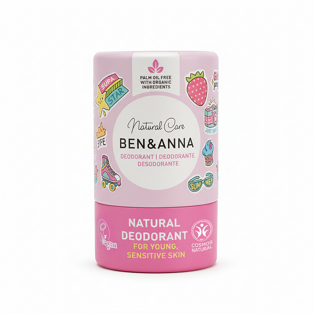 BEN & ANNA Přírodní dětský deodorant růžová 25 g