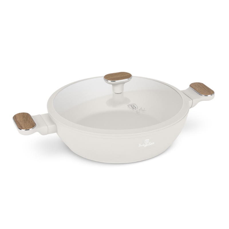 Berlingerhaus Pánev hluboká s titanovým povrchem a poklicí 28 cm Sahara Nordic Collection