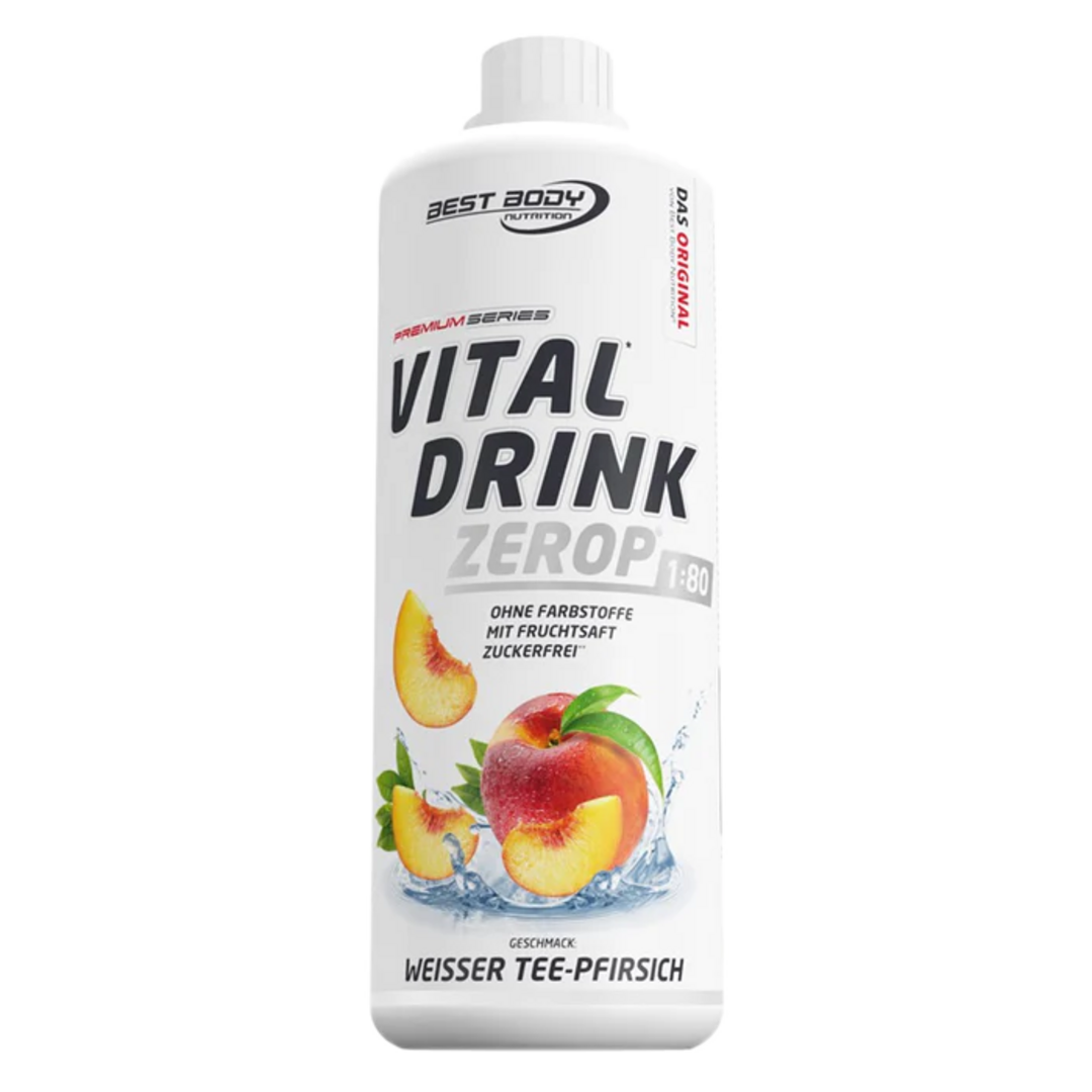 Best Body Vital drink Zerop 1000ml - broskev, marakuja