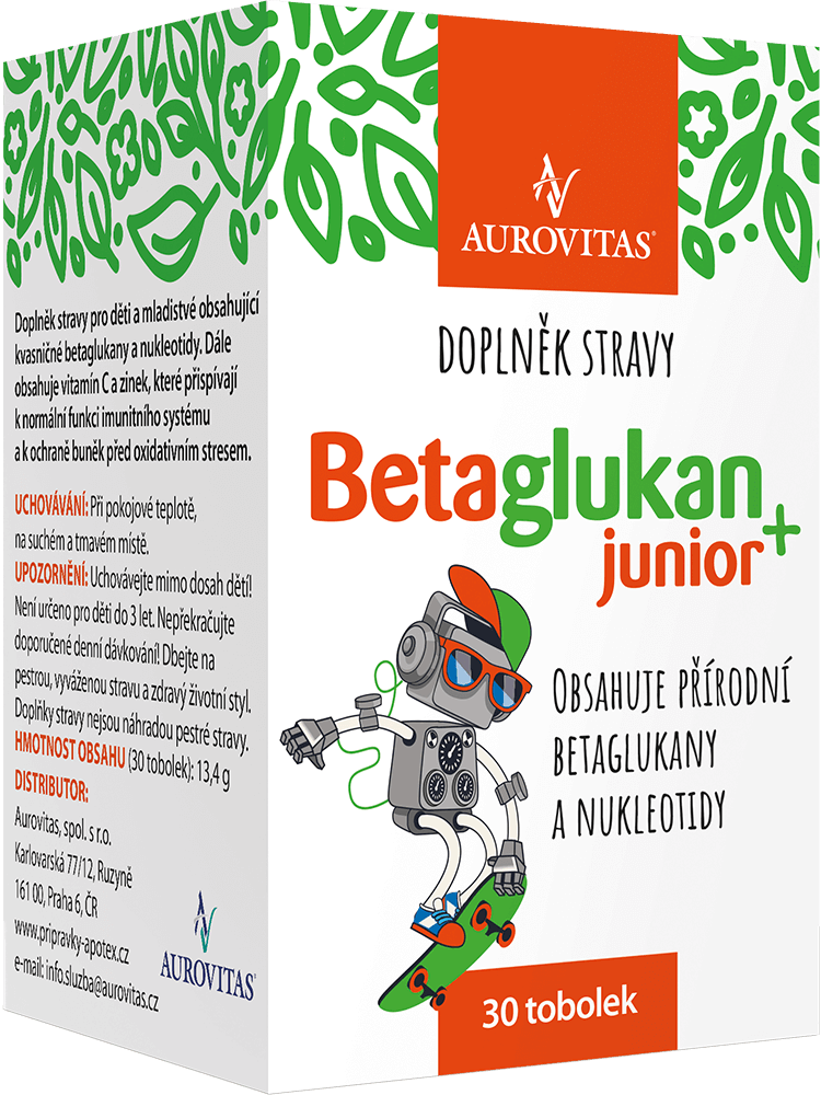 BETAGLUKAN JUNIOR 100 mg 30 tobolek