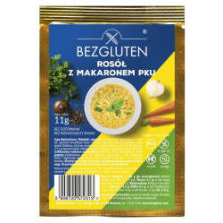 BEZGLUTEN Polévka PKU kuřecí vývar s nudlemi nízkobílkovinný 11 g