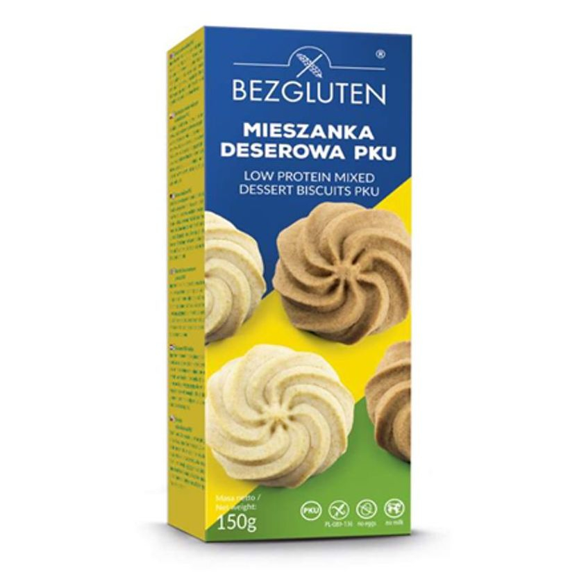BEZGLUTEN Sušenky mix PKU nízkobílkovinné 150 g