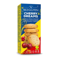 BEZGLUTEN Sušenky třešňový sen bez přidaného cukru a lepku 110 g