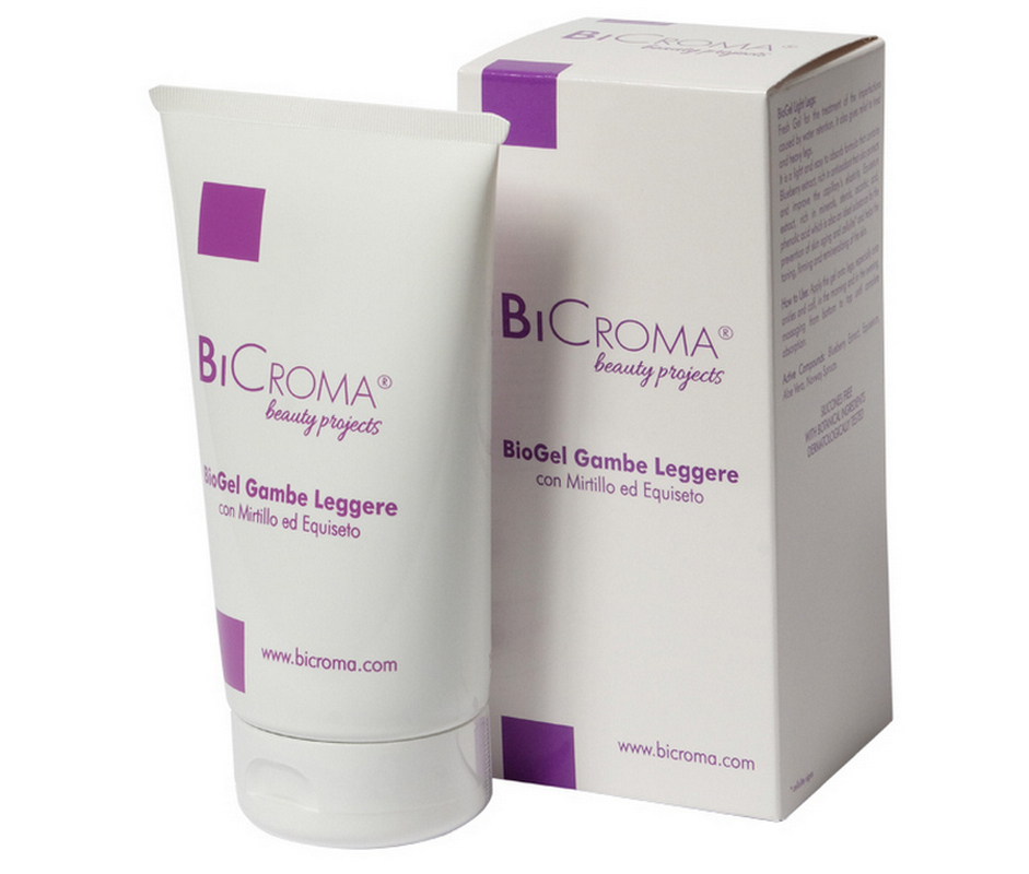 BiCroma Bio-gel na nohy s přesličkou a borůvkou 150 ml