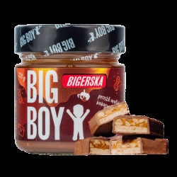 BIG BOY Bigerska - Sladký arašídový krém s kakaem a slaným karamelem - 220g