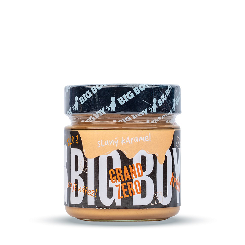 BIG BOY Grand zero s příchutí slaný karamel krém 220 g