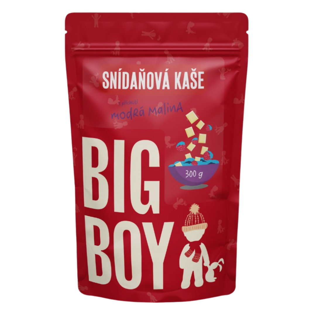 BIG BOY Kaše Modrá malina se spirulinou - 300g