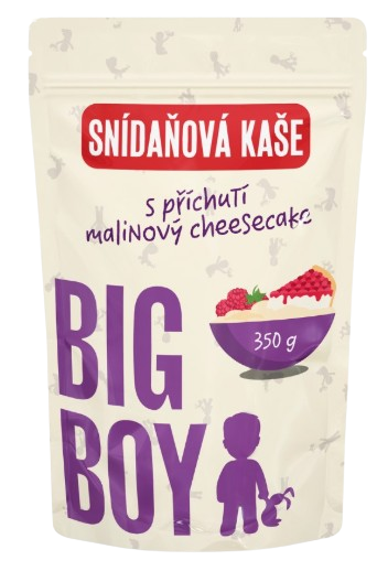 BIG BOY Rýžová kaše malinový cheesecake Eko varianta 350 g