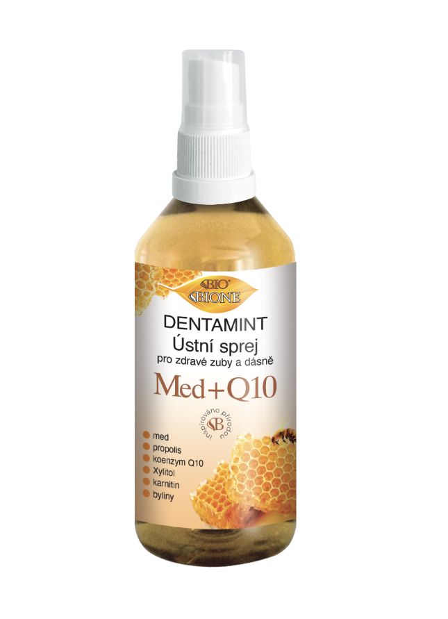 BIO BIONE Dentamint ústní sprej Med+Q10 115 ml