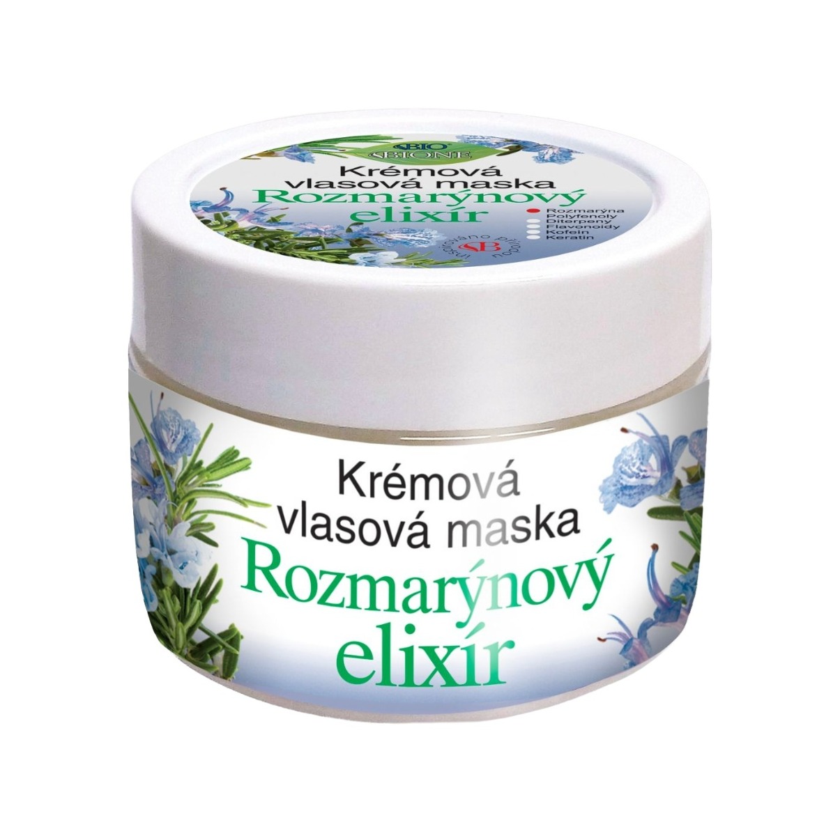 BIO BIONE Rozmarýnový elixír Krémová vlasová maska 260 ml
