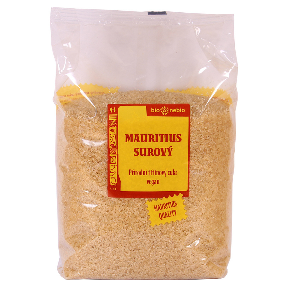 BIO NEBIO Přírodní třtinový cukr surový 1 kg