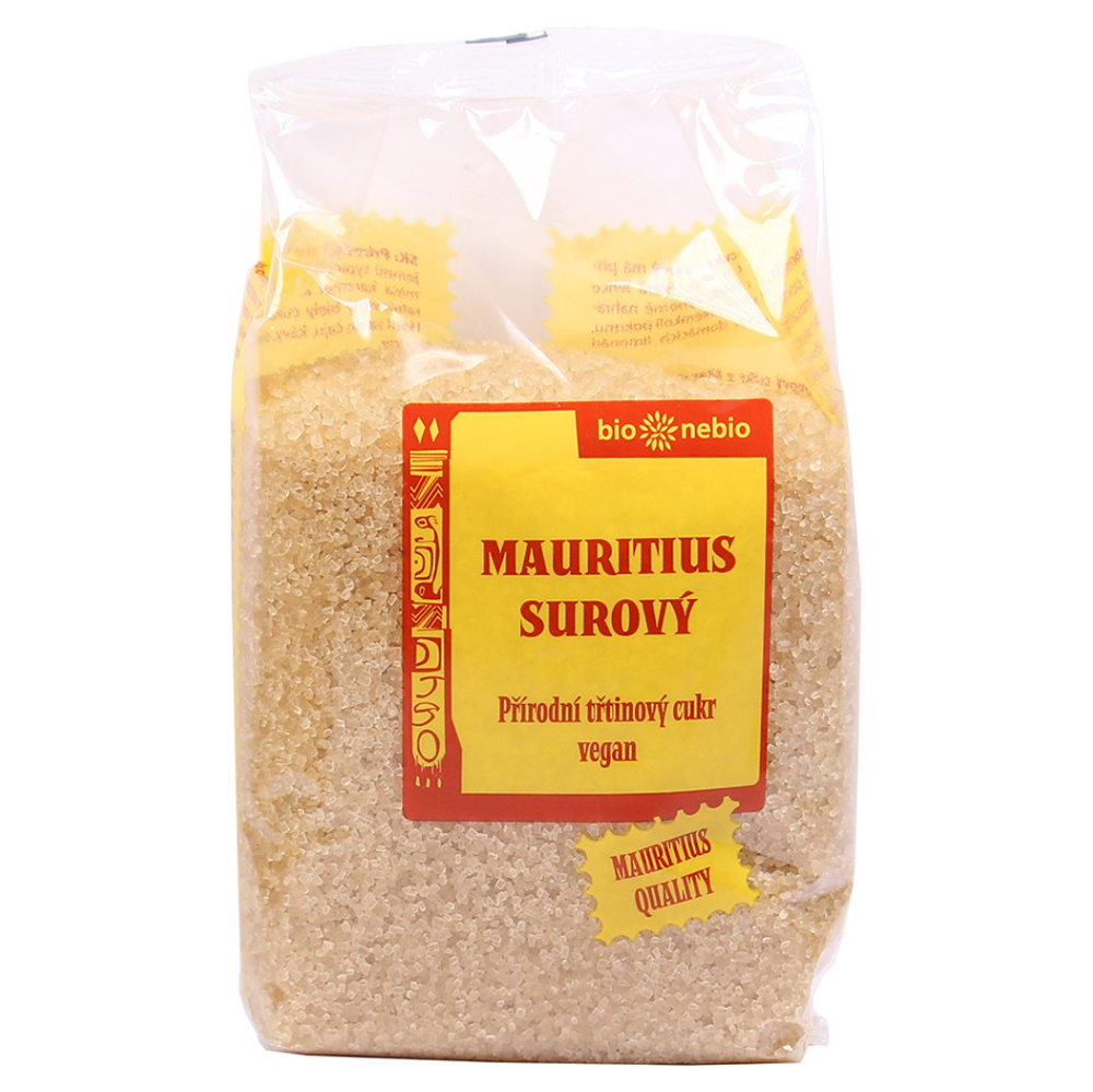 BIO NEBIO Surový přírodní třtinový cukr 500 g